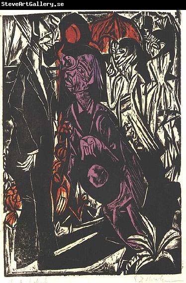 Ernst Ludwig Kirchner The selling of the shadow